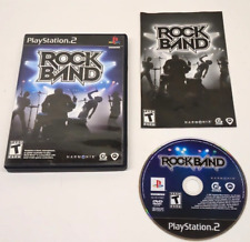 Rock Band (Sony PlayStation 2, 2007) Complete Game CIB - Tested