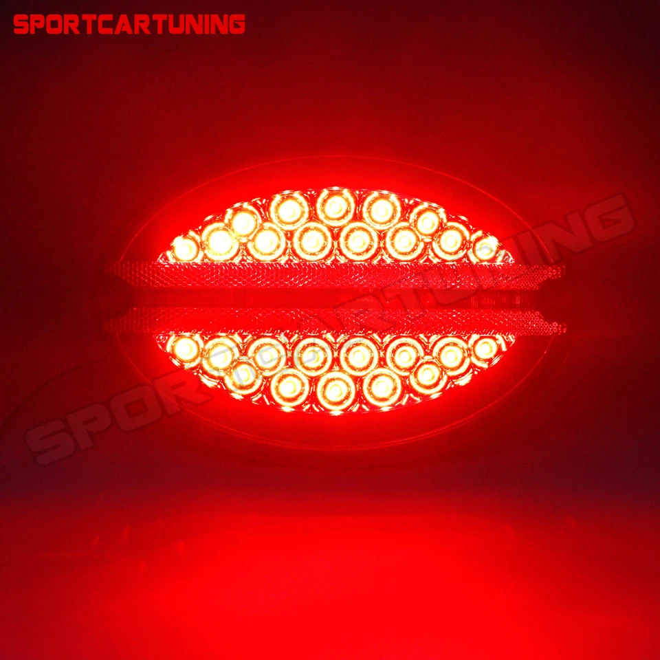5x Red Rear LED Tail Lights 3rd Third Brake Lamp For 1997-2004 Chevy Corvette C5 Foto 4 de 4