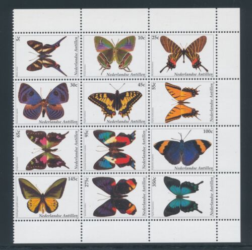 2003 Antillas Holandesas - Fauna Mariposa - Catálogo Yvert n.o 1337/48 - Bloque - Imagen 1 de 1
