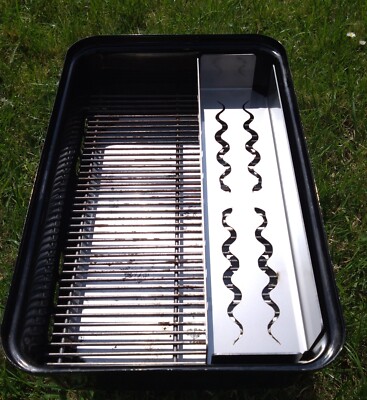 Weber Go Anywhere anthrazit Körbe lange Seite 1,5 mm T304 Edelstahl  