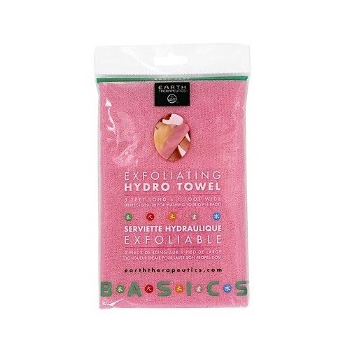 Earth Therapeutics Exfoliating Hydro Towel 2 Pink Towels for sale