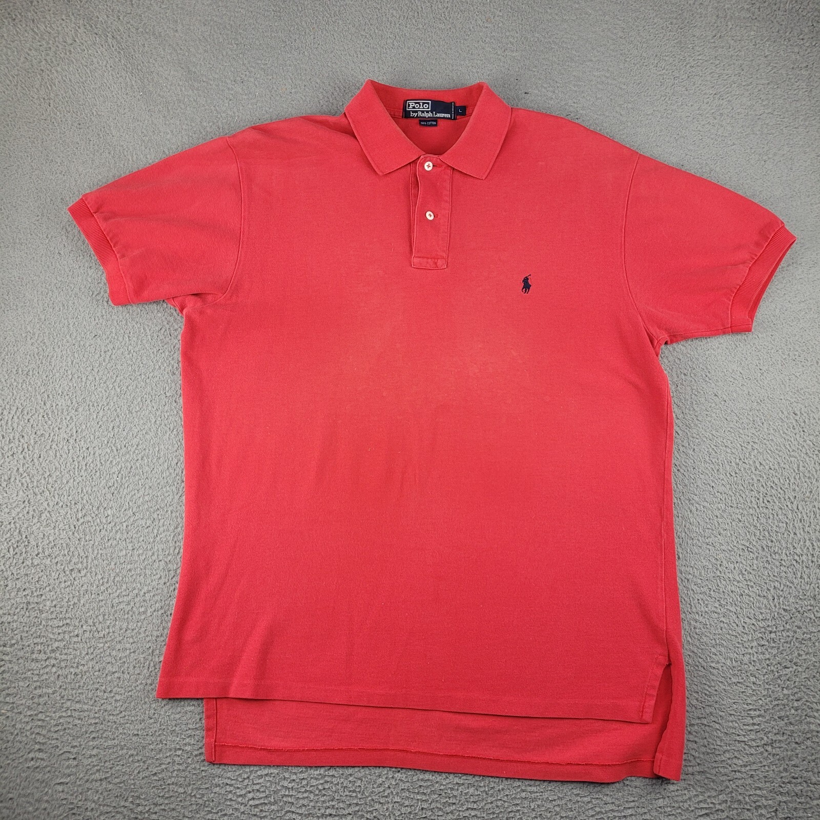 Polo Ralph Lauren camicia uomo grande rossa polo casual golf performance logo pony
