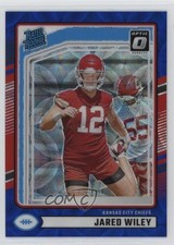 2024 Panini Donruss Rated Rookie Optic Preview Blue Scope Prizm Jared Wiley 2l4