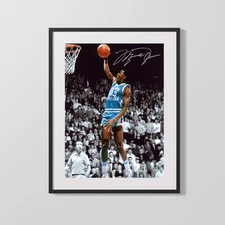 North Carolina Autograph Print - Jordan Photo