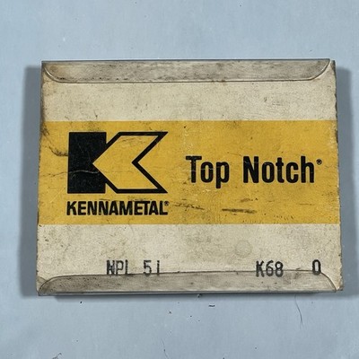 Kennametal Top Notch NPL51 K68 10 Pieces carbide Profiling Inserts Parting CNC