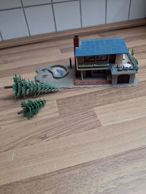 Faller HO B-523 Villa mit Pool,Kamin,Garage 2 Tannen gebraucht.