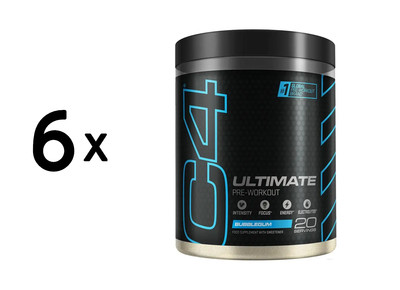 6 x Cellucor C4 Ultimate (496g) Bubblegum (84,34 EUR/kg)
