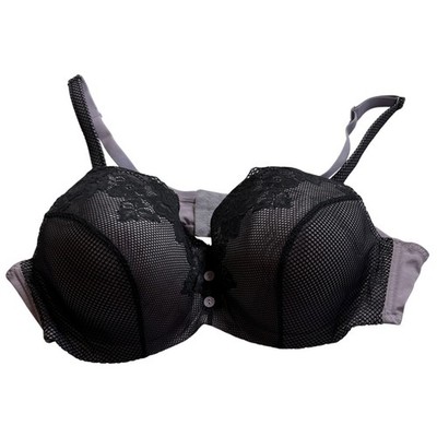 Adore Me Push Up Bra Womens 44D Black Lace Stretch Underwire NEW Undergarments