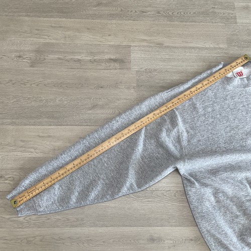 Vintage 1990’s Wilson Blank Gray Logo Crewneck Sweatshirt Size XL - Bild 8 von 10