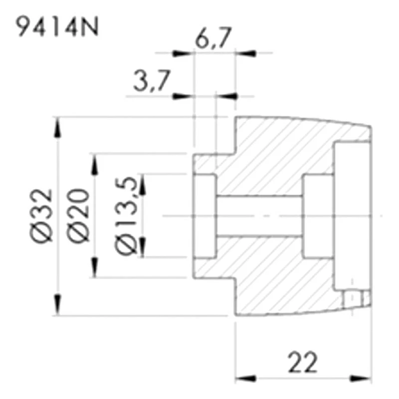 For Yamaha FJR1300A 2006-2018 Puig Thruster Bar Ends Black Base Section Set Foto 2 de 2