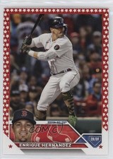 2023 Topps Series 2 Independence Day /76 Enrique Hernandez Hernández #497 1eq1