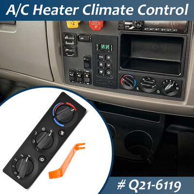 FOR PETERBILT TRUCK Q216119 A/C CLIMATE TEMP CONTROL HEATER AC HVAC SWITCH