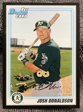 JOSH DONALDSON 2010 Bowman Prospects Wrapper Redemption Black 1st Bowman #BP61