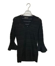 VERSACE                    knit dress black