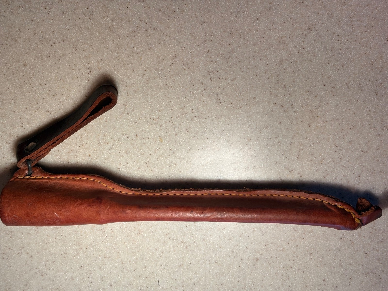 Vintage J. Marttiini Rapala Enscribed Fish Fillet Knife w/Leather Sheath Finland