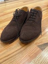 beckett simonon suede cap toe oxfords