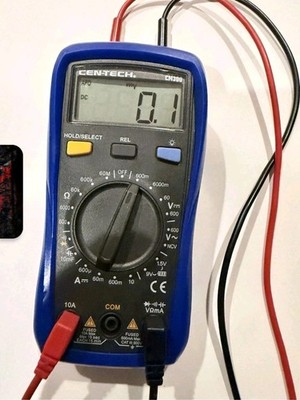 Cen-tech 9 function Digital multimeter with Audible continuity