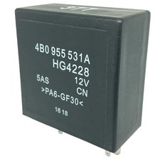 4B0955531A 377 Relay - 30A 12VDC 11-Pin Wiper Control Relay - Fixes