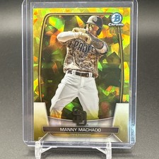 2023 Bowman Chrome Sapphire Baseball Manny Machado Yellow /50 #73 Padres