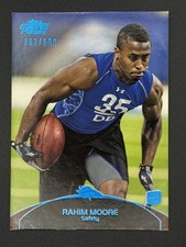 2011 Topps Prime - Rahim Moore #51 /599 Blue (RC) Broncos