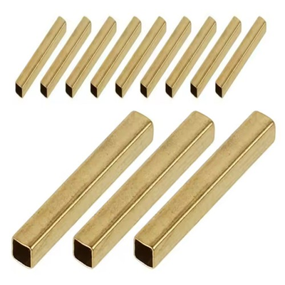 #ad Square Brass Tube Metal Model Various Sizes brass square tube hollow ﻿ $13.05