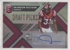 2018 Panini Elite Draft Picks Draft Picks Auto Brandon Facyson #203 Auto 1o3