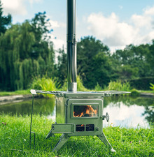 Bell tent stove by Winnerwell