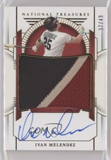 2024 Panini National Treasures Gold 37/49 Ivan Melendez #PMS-IM Auto 1i3m