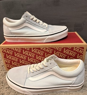VANS Old Skool Baby Blue/True White Low Top Lace-Up Sneakers VN0A38G1Q6K