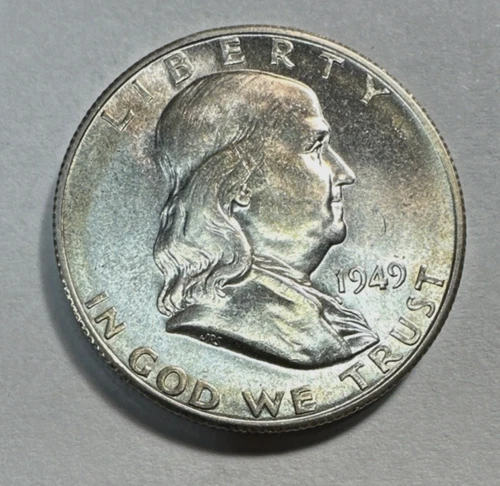 1949-S Franklin Half Dollar key date in the set CHBU 0310
