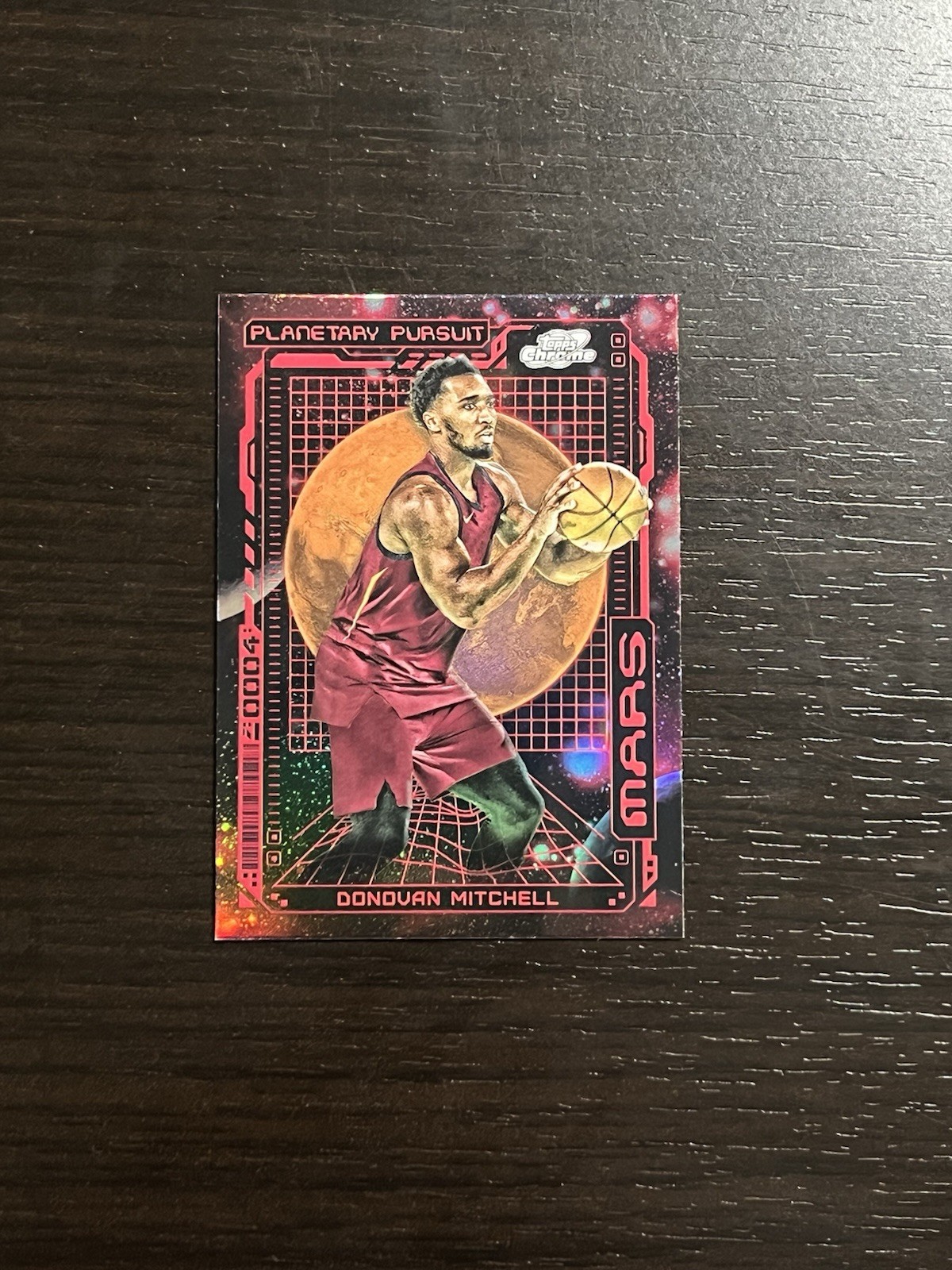 DONOVAN MITCHELL 2023-24 Topps Chrome Cosmic Planetary Pursuit MARS Card RARE!