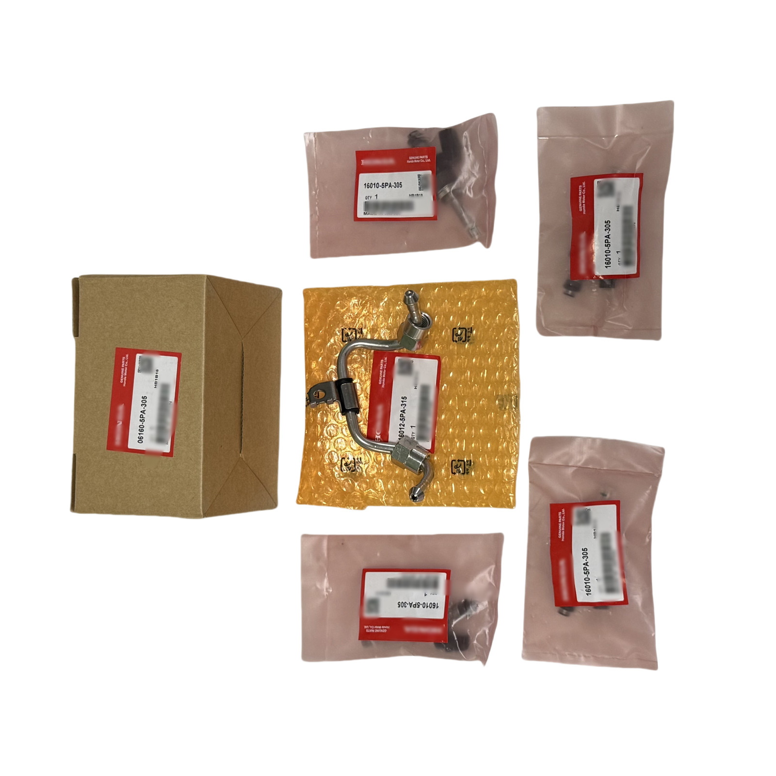 Genuine 06160-5PA-305 16012-5PA-315 For Honda 1.5L Fuel Injector Kit (VIN REQ)