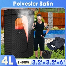 Home Use Advanced Portable Sauna Box Steam Sauna W/ Sauna Chair, Remote Control