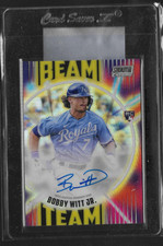 2022 Stadium Club ORANGE Beam Team BOBBY WITT JR /25 RC Autograph Rookie SSP SP