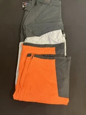 ARCTIX Mens Everglade Insulated Snow Pants SMALL 29/30-30 Gray Orange New