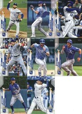 2020 Topps Series 1 Kansas City Royals Team Set of 9 Cards: Nicky Lopez(#3), Ada