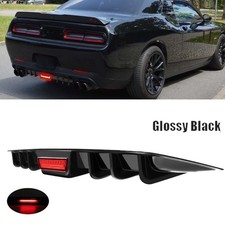 For Dodge Challenger Rear Bumper Diffuser Shark Fins Bumper Spoiler Splitter Lip For Dodge Challenger Rear Bumper Diffuser Shark Fins Bumper Spoiler Splitter Lip