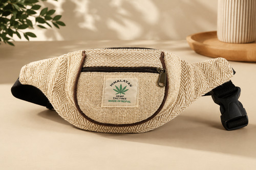 Himalayan Hemp THC Free Waist Cross Body Bag
