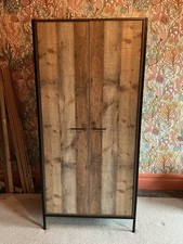 Dunelm Wood Effect Mango Double Wardrobe.