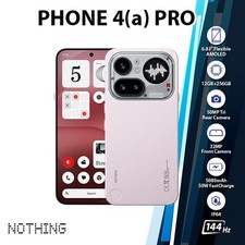 Nothing Phone 4(a) Pro Android Mobile Phone (PINK/12GB+256GB/Dual SIM/Unlocked)
