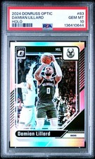 2024 PANINI DONRUSS OPTIC HOLO #83 DAMIAN LILLARD PSA 10