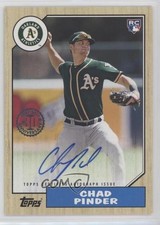 2017 Topps 1987 Rookie and All-Star Edition Chad Pinder #1987A-CP Auto 0a0k