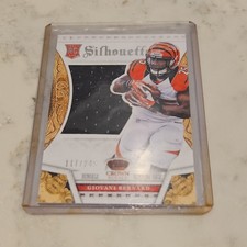 Panini 2013 Crown Royale Giovani Bernard #12 Bengals Rookie Silhouettes MEM /249