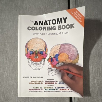 The Anatomy Coloring Book 4th Edition Kapit Elson Paperback Pearson