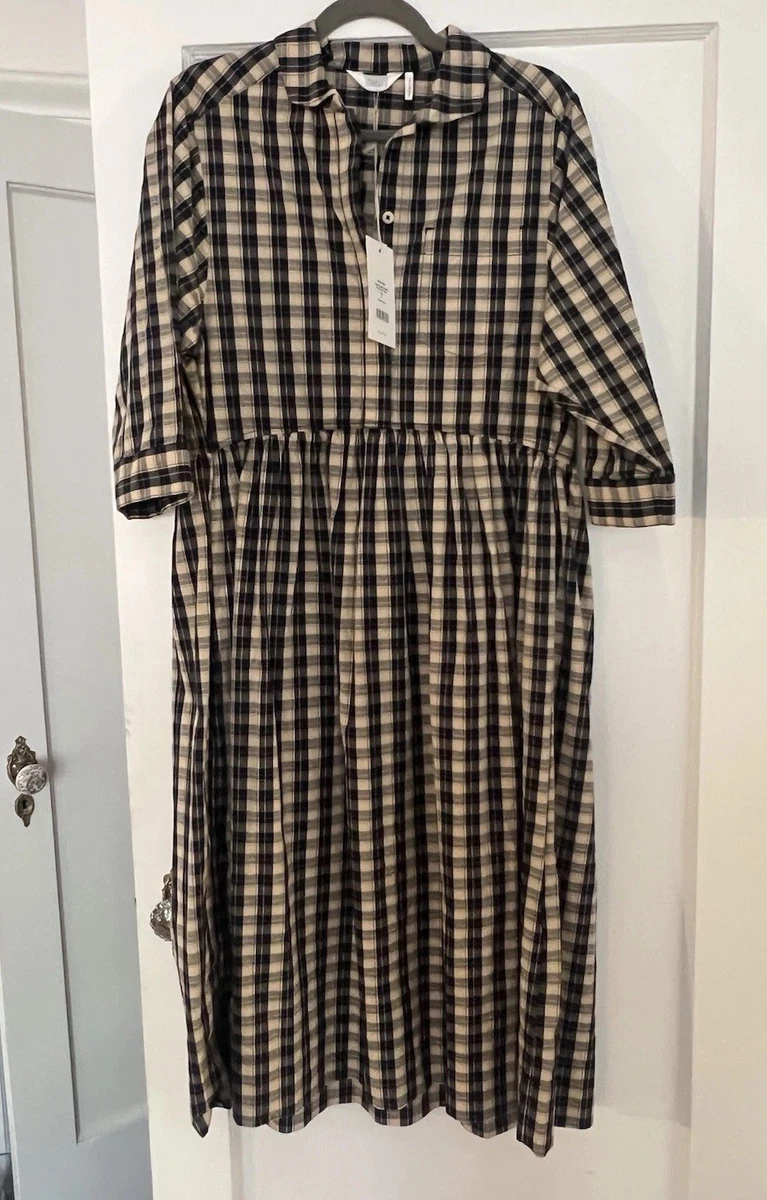 knee length dresses for ladies Checkers shirt dress | Dresses main image 1