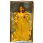 Vintage Barbie Angel Doll NRFB Mattel Blonde Gold Dress Wings 1990s