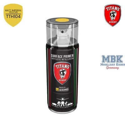 TITANS HOBBY TTH104 IMPERIAL YELLOW MATT PRIMER SPRAY