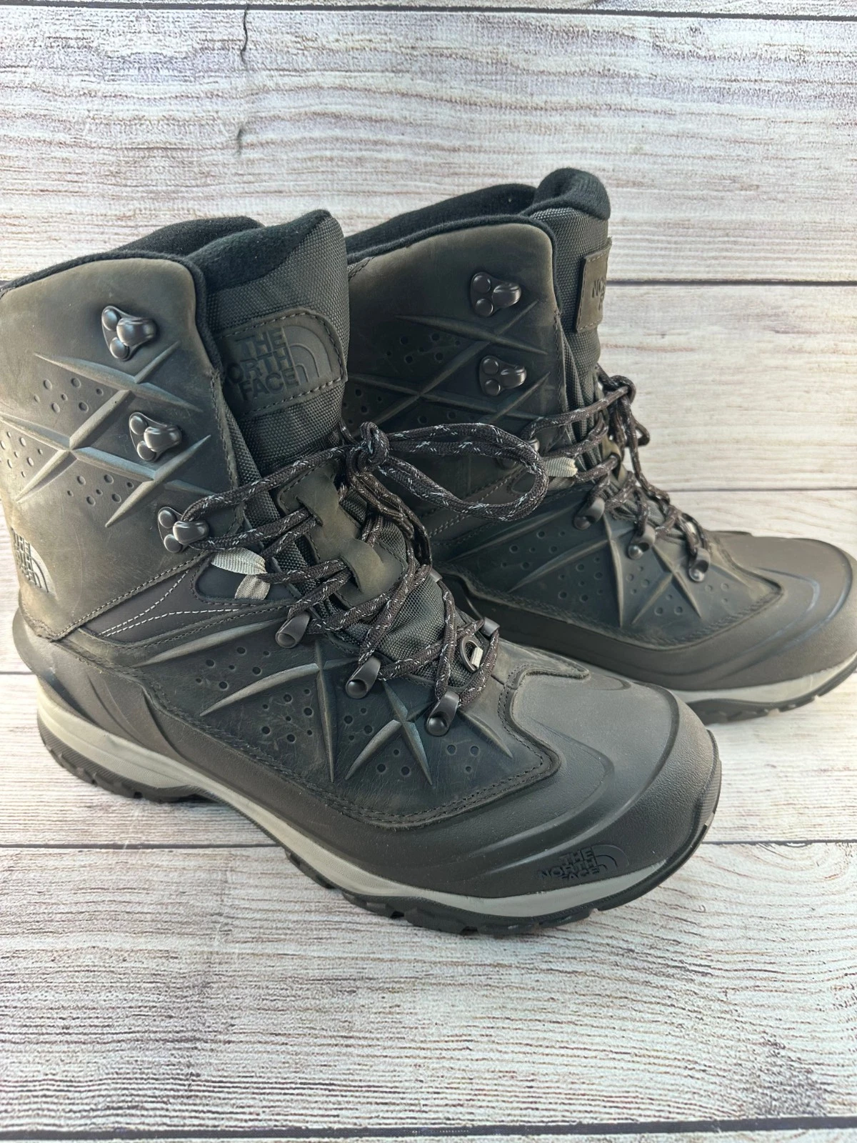 The Northface Chilkat Evo II Winter Boots Mens Size 11.5 Black Outdoor NF0A4OAE