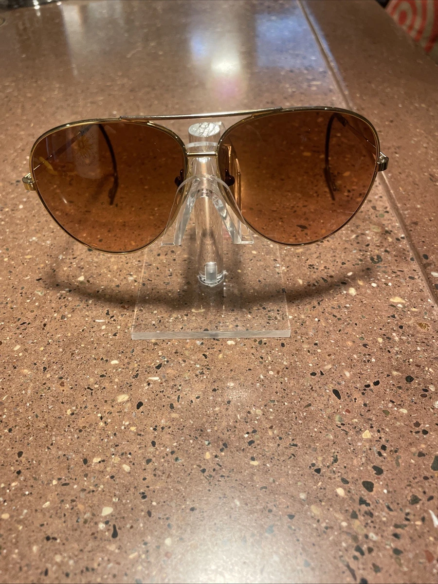 Lunettes De Soleil Vintage Serengeti 5129M Aviator Doré - Photochromatiques, Verre, Japon