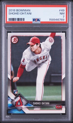 2018 Bowman #49 Shohei Ohtani PSA 7